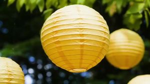 Đèn lồng đỏ trang trí lễ hội tết đám cưới tết trung thu vải lụa không thấm nước nhiều size