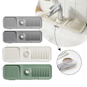 Kitchen Silicone Sink Faucet Splash Pad Splash Catcher Countertop Protector Mat Draining Pad Drainage Drying Pad Kitchen Gadgets