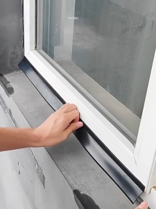 GREENSINDOOR Home Window Water Blocking Bar Sliding Window Rain Weatherstrip Balcony Insulation Windproof Sealing Strip Flashing Board