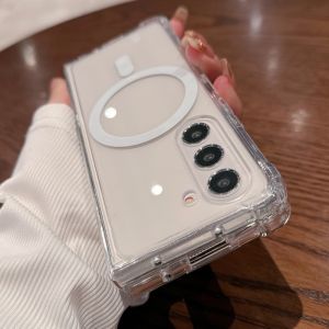 Ultra-Thin Full-Coverage Magnetic-Suction Phone Case for Samsung ZFold6 ZFold4 Fold5 Fold7 W24 W23 with Corner Protection