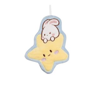 Cartoon Cute Xingx Rabbit Hand Towel Hanging Absorbent Lint-Free Childrens Bathroom Handkerchief Hand Gift Small Tower