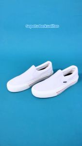 Bavito Comrade Off White DX - Sepatu Slip On Slop Casual Sneaker Pria Wanita Size 36-44
