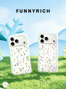 FUNNY RICH | New Liquid Silicone Magnetic Fall Protection Phone Case Female Style Spring Support Strap