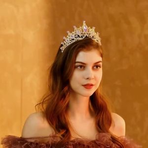 Children Kids Crystal Crown Exquisite Headpiece Jewelry Bridal Tiara Headband for Wedding Birthday Costume Party Prom