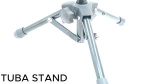 KUNO Tuba Stand/Performance Stand/Adjustable Height/Musical Instrument Accessory/Tuba/ Euohonium Stand
