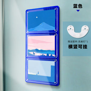 Khung Ảnh Acrylic 7 Inch 3-in-1 Treo Tường Thay Ảnh Trang Trí Nhà Mới Hình Chữ Nhật Không Bao Gồm Hình Ảnh