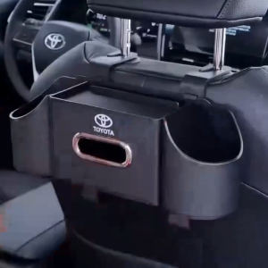 Car chair back storage box multifunctional tissue box car cup holder seat back storage box car interior decoration