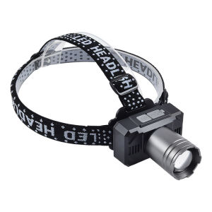 ESMARTER | Rechargeable Telescopic LED Headlight Outdoor Wearable Strong Light for Night Riding And Fishing - Adjustable Focus