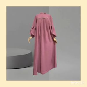 Gamis ABAYA Bahan crinkle airflow-Gamis Wanita Terbaru2023 Kekinian-Gamis kringkel Terbaru