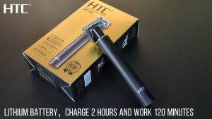 Alat Cukur Rambut Trimmer HTC AT-115 ABS Men USB Cordless Professional Hair Trimmer
