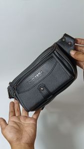 POLOZADA | Waistbag Pria POLOZADA | Tas Selempang Pria Kulit Sintetis | Tas Pria Premium