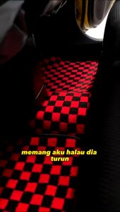 Dadu Mat Car Carpet Universal Car Floormat 6 PCS MPV Checkmate Dice Karpet ALZA AVANZA LIVINA EXORA STREAM VELOZ XPANDER