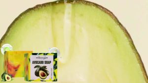 Hoygi Avocado Soap Even Skin Tone Brightening Skin Nourishing Moisture Lock Softening Skin Repairing Natural Handmade Soap 100g