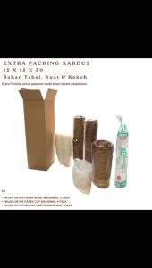 Kardus Untuk Tambahan Packing Paper Bowl Cup Agar Aman (KP)