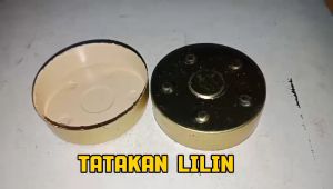 Tatakan Alas Bulat Lilin Kati Per 2 Pcs