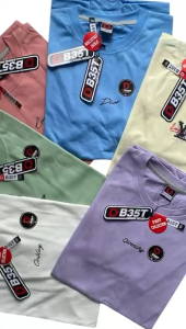 Paket 6 Pcs Kaos Distro Pria Dewasa Motif Simpel Dan Elagant Kaos Distro Terlaris Semi Katun 24s