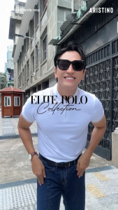 Áo Polo Trắng Nam Organic Cotton Aristino Co Giãn Thoáng Mát - APS206AS0E