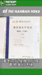 Dịch Vụ In Tài Liệu Theo Yêu Cầu - 72 Đề Thi Hanban Sưu Tầm HSK 1 2 3 4 5 6 (Có Đáp Án + File Nghe MP3) - Tại Photocopy Gần Đây