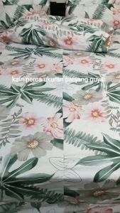sprei perca My Love bahan katun cvc ukuran no.2 160x200 tinggi 30