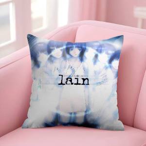 Kayou | Serial E-Experiments Lain Anime Pillow Case For Sofa Decor Car Office Room Printing Cushion Cover Decorations And Protector