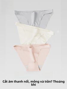 MONCAICHAN | Quần lót yoga bằng lụa băng Dream Color Morning Thin Fit kháng khuẩn cotton nguyên chất cạp vừa thiết kế một mảnh quần đùi ngắn