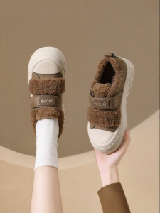 Josiny | Furry Snow Boots Thick Bottom Women Warm Lined Casual Shoes