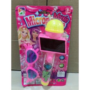 Mainan Microphone Kacamata LED