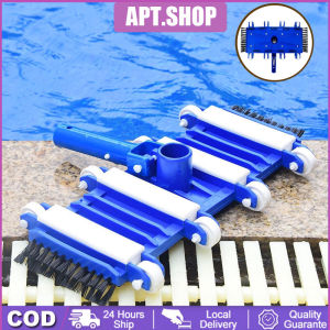 Vacuum Head 8 Roda Sikat Bawah Samping Sikat Alat Pembersih Kolam Vacuum Head Kolam Renang Penyedotan Kolam Renang Alat Pembersih Kolam Renang