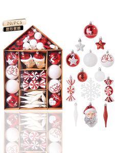 Christmas Decorations Christmas Tree Accessories Small Hanging Ornaments Props Atmosphere Scene Arrangement Color Ball Set