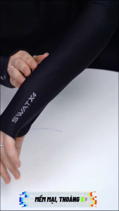 Ống tay chống nắng SWAT X4 vải polyester co giãn thoáng khí dùng đi phượt hoạt động ngoài trời làm vườn câu cá