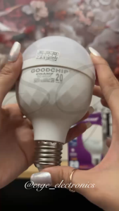 ORIGINAL BOLA LAMPU GOODCHIP 20 WATT LAMPU BOHLAM LED SUPER TERANG CAHAYA PUTIH MITSUYAMA