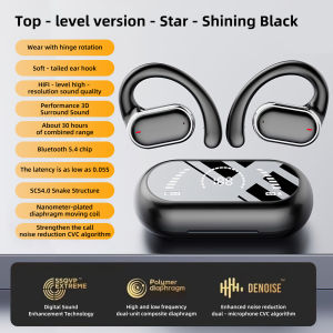 X91 OWS Earhook Earphones Bluetooth 5.3 Low Latency Gaming Sport Headset HiFi Stereo Noise Reduction Wireless Headphones Earbuds