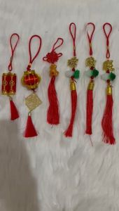 Gantungan hiasan dekorasi imlek lampion ular emas sawi gantungan pohon imlek meihua