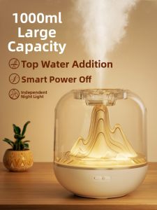 Quiet Mini Ultrasonic Humidifier Bedroom Aromatherapy Atmosphere Lamp Pregnant Women And Infants Air Small Office Desktop