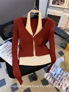 Áo Len Dệt Kim Cổ Treo Mỏng Mùa Thu Dành Cho Nữ Áo Khoác Cardigan Hở Vai Thường Ngày Dài Tay Cổ Chữ V Thời Trang Chống Nắng