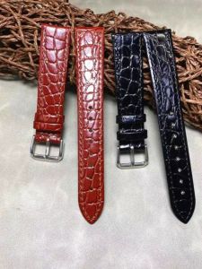 Genuine Leather Watch Band Thin Soft 12mm 13mm 14mm 16mm 18mm 20mm Bright Surface Needle Buckle for Men And Women