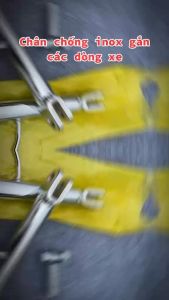 chân chống inox xe máy wave exciter 150 sirius  ex 135 vision ab 125 sh sirius winner x v1 satria