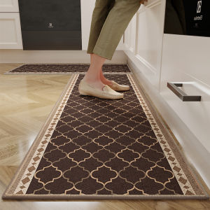 Kitchen Entrance Mat Non-Slip Oil Resistant Washable Water Absorbent Door Mat Customizable Home Use Carpet Nordic Style