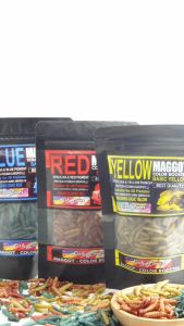 Makanan Ikan FISH LOVER MAGGOT SACHET RED YELLOW BLUE BOSSTER 30 GR