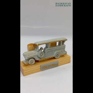 Pinatubo Ashfall Pen Holder Jeepney 4 x 1.5"