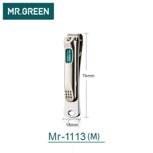 MR.GREEN Nail Clippers Stainless Steel Curved blade Clipper Fingernail Scissors Cutter Manicure tools trimmer with nail files