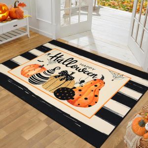 VIKAMA Halloween Doormat Stain-Resistant & Wear-Resistant Indoor Entrance Welcome Mat Hallway & Kitchen Rug Home Decor