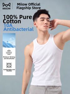 MiiOW | Sweat Absorbing Pure Cotton Mens Vest