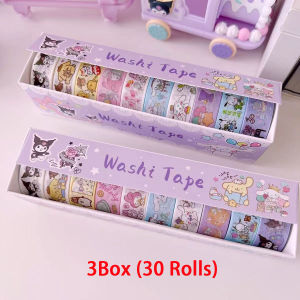 Sanrio | Bộ Băng Dính Trang Trí Nhân Vật Sanrio Kuromi Sticker Văn Phòng Phẩm Dễ Thương Dùng Cho Thủ Công DIY Và Cá Nhân Hóa