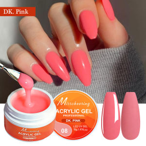 15g Nude Acrylic Builder Gel Jelly Cured Soak Off UV LED Nail Extension Gel Quickly Building For Nails DIY At Home Salon
