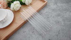 High Borosilicate Glass Straw Set Reusable Straw 12mm Wide Smoothie Straw for Bubble Tea Milkshakes Drinking for Bar Accessories