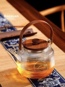 PAKCHOICE | High-temperature Resistant Glass Kettle Set Tea-making Electromagnetic Stove