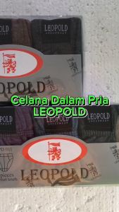 3 Pcs Celana Dalam Pria LEOPOLD Katun Polos | CD Laki Laki Dewasa Murah