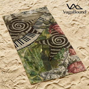Piano Star Collage Luxury Beach Towels Crafted from Combed Cotton Plush and Absorbent Beach Towel or Pool Towels