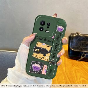 NAZHIMING | Wrist Strap Kickstand Anti-drop Soft Silicone Phone Case